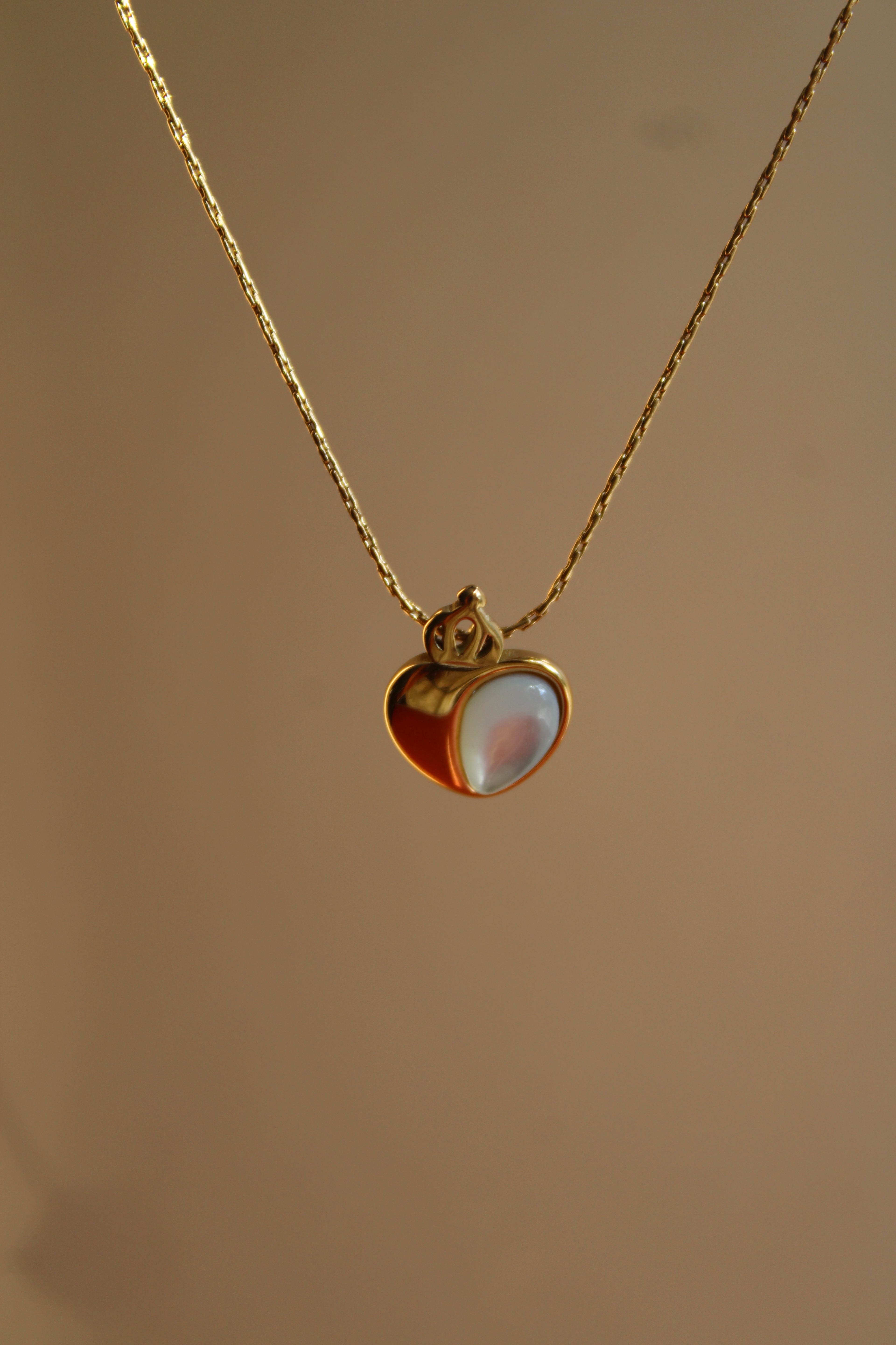 Moonlit Heart Necklace