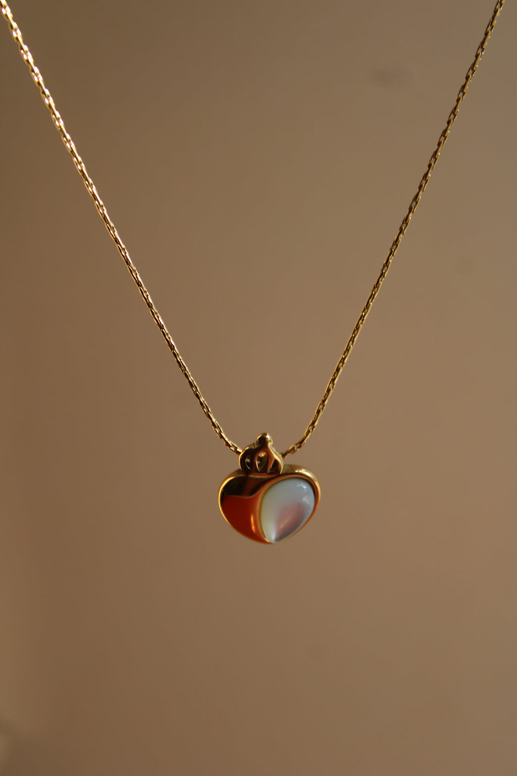 Moonlit Heart Necklace