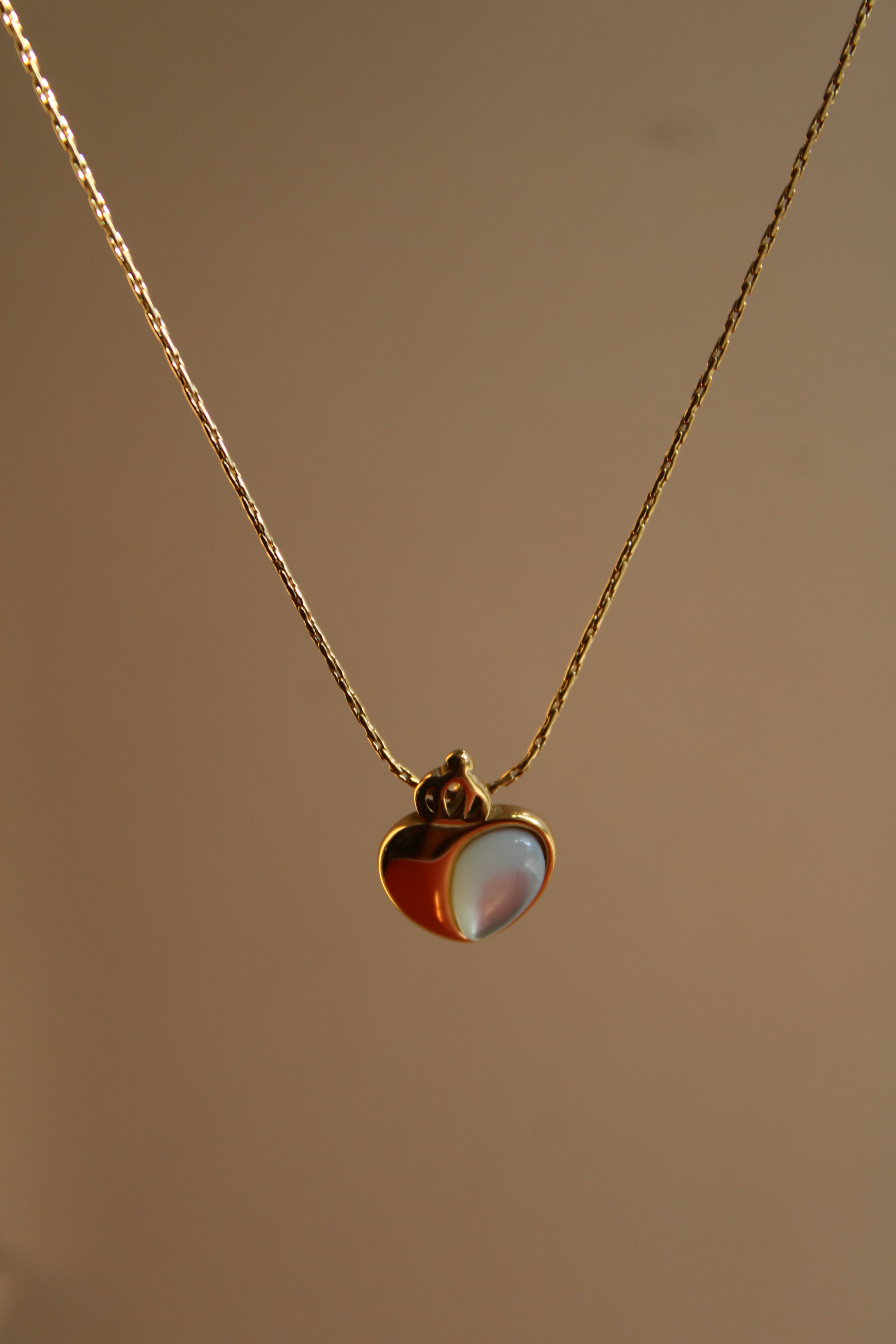 Moonlit Heart Necklace