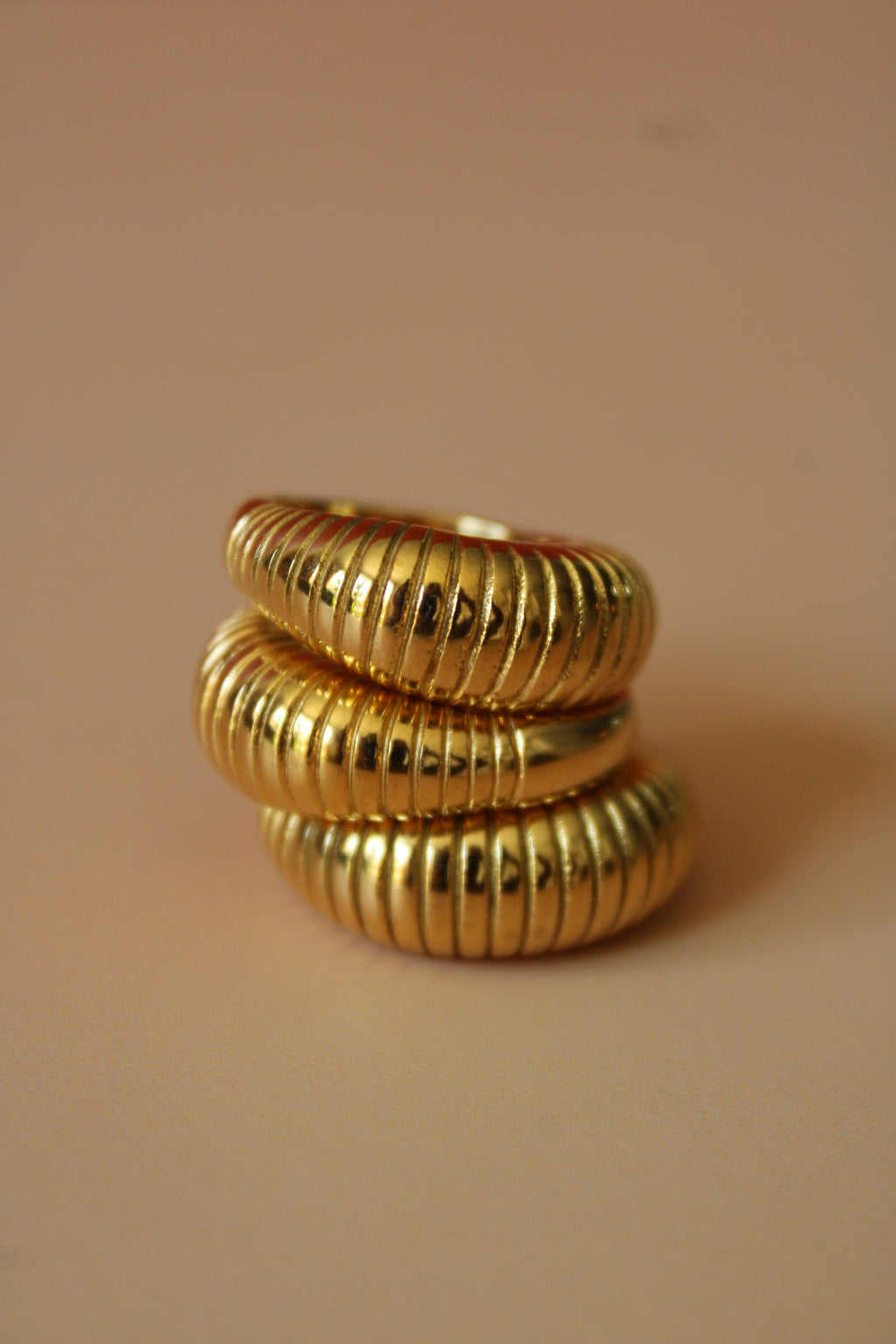 Ribbed Dome Ring