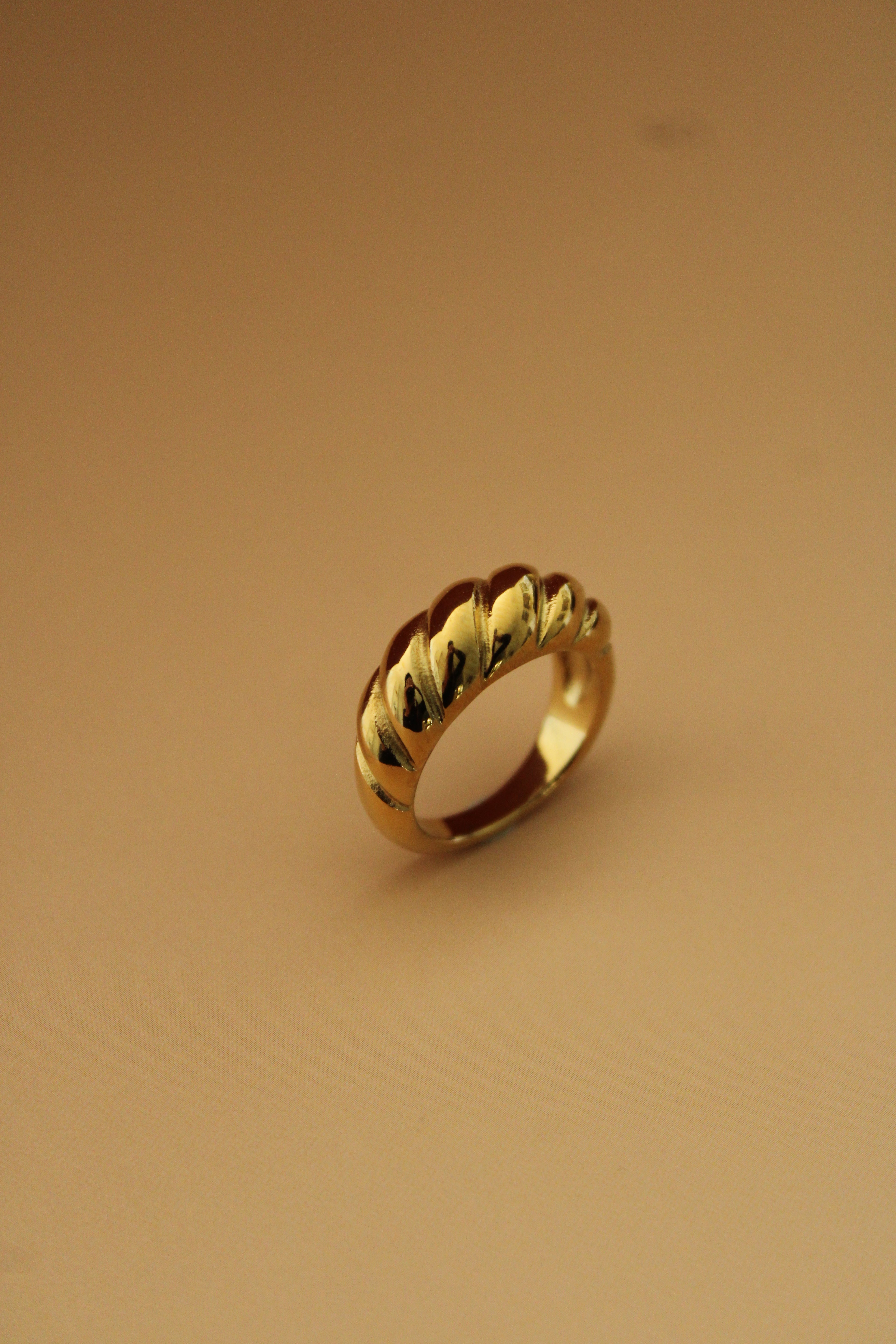 "The Croissant" Ring