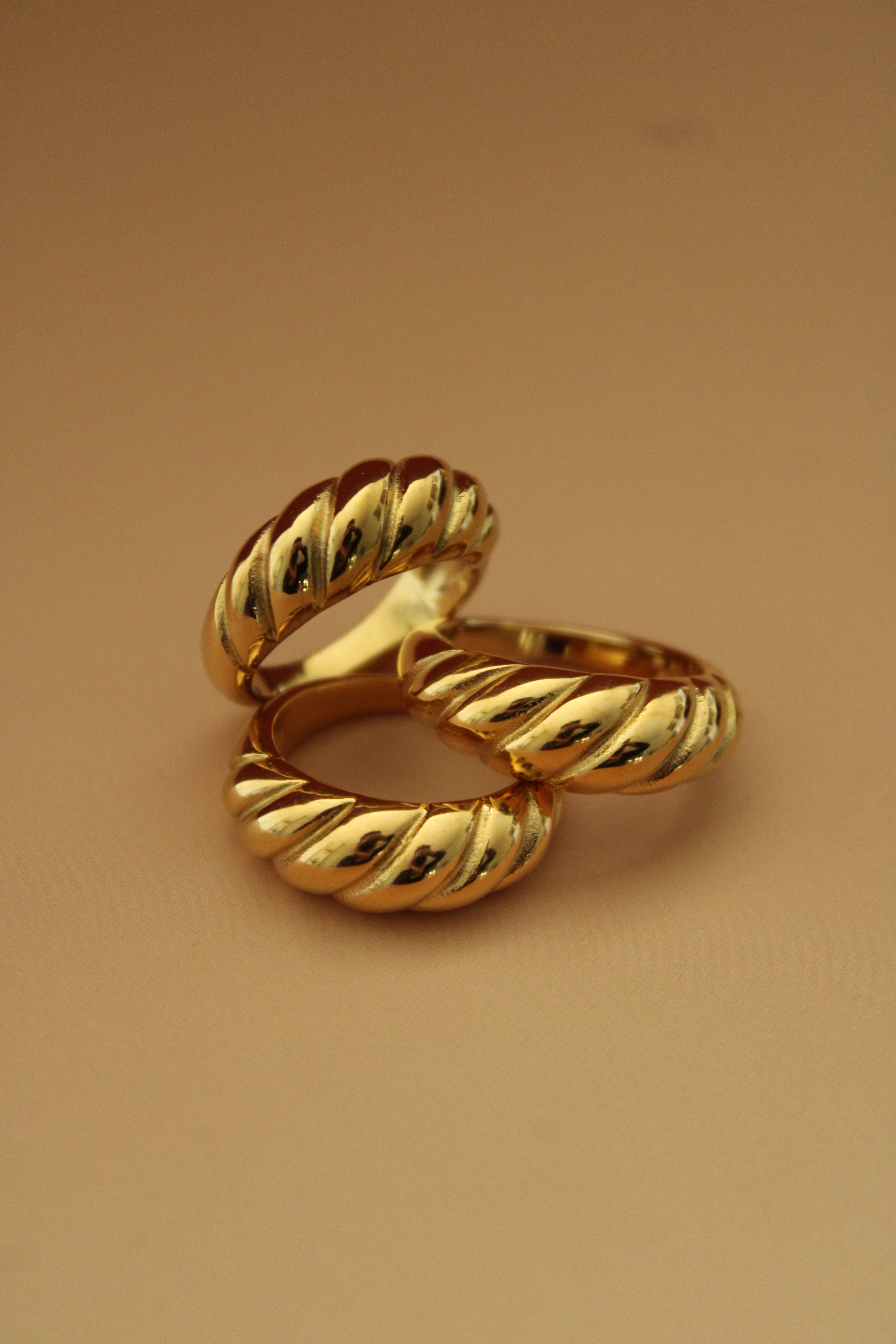 "The Croissant" Ring