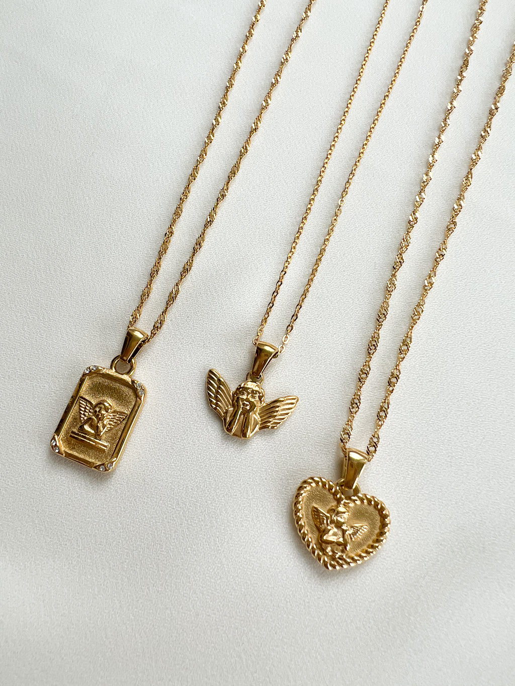 Cherub Pendant Necklace