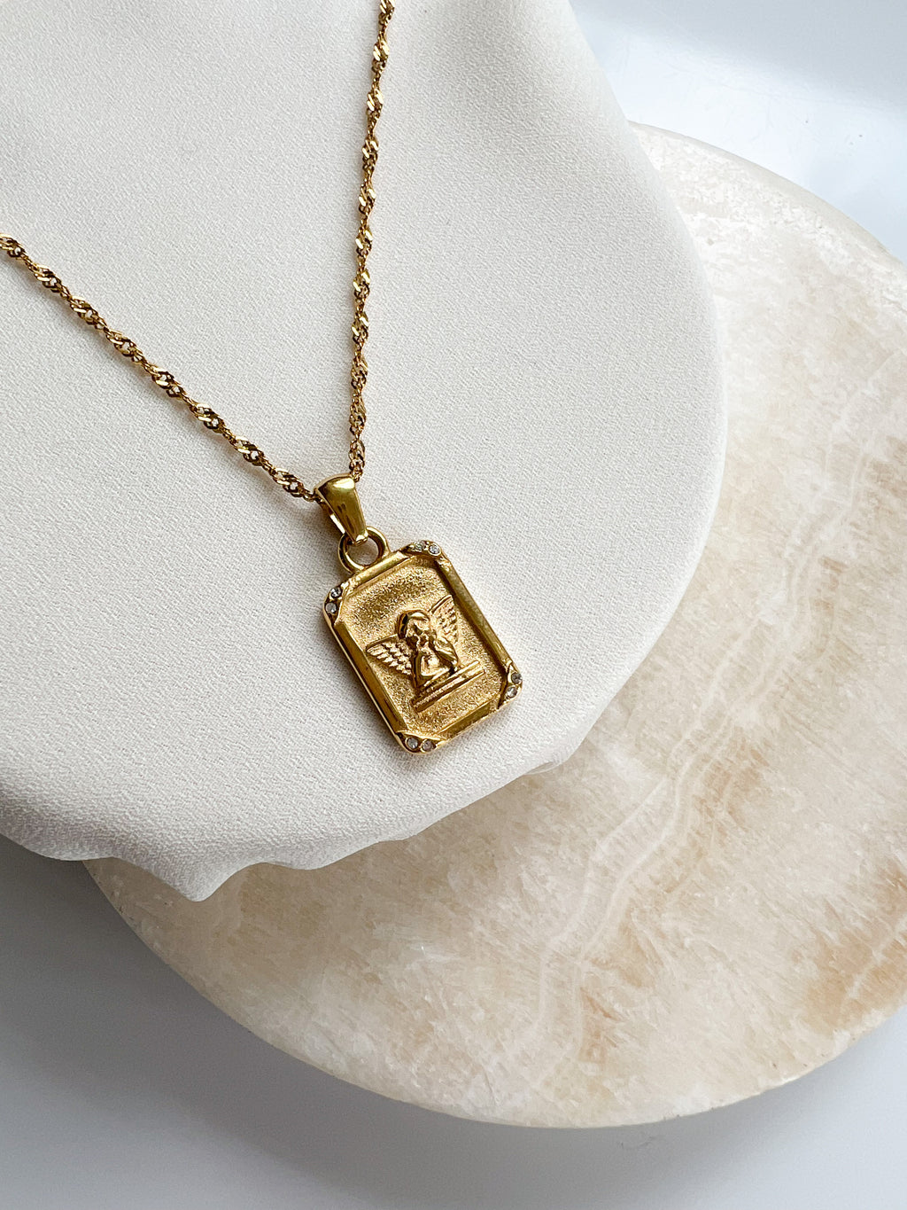Cherub Pendant Necklace