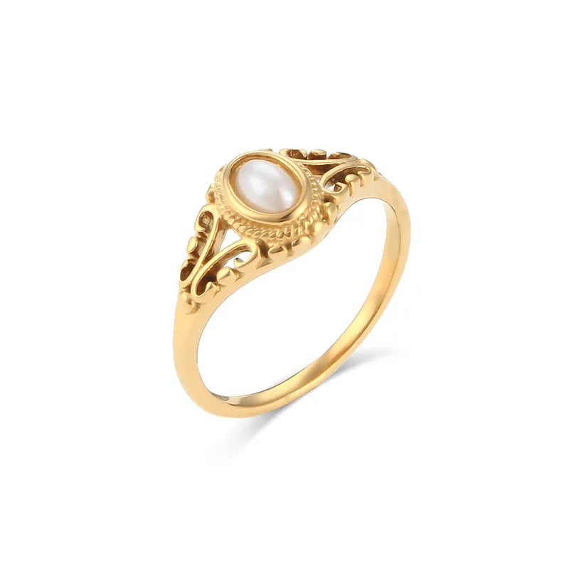 Pearl and Gold Ring