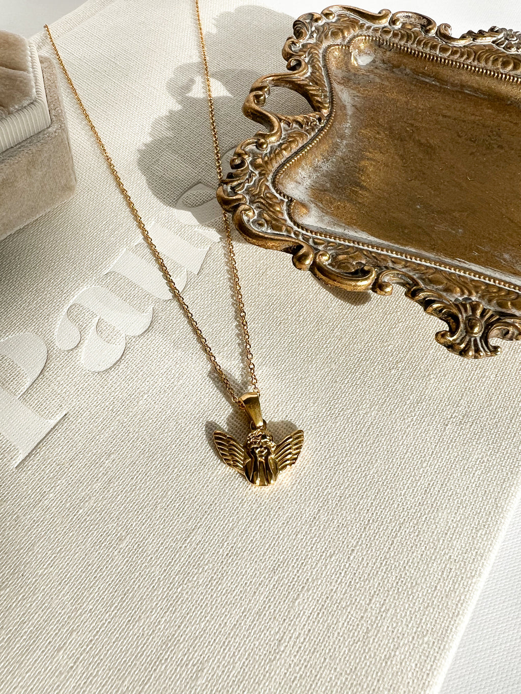 Cherub Pendant Necklace