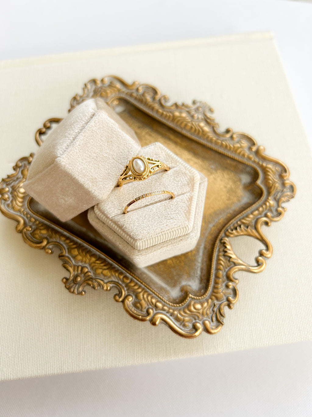 Pearl and Gold Ring