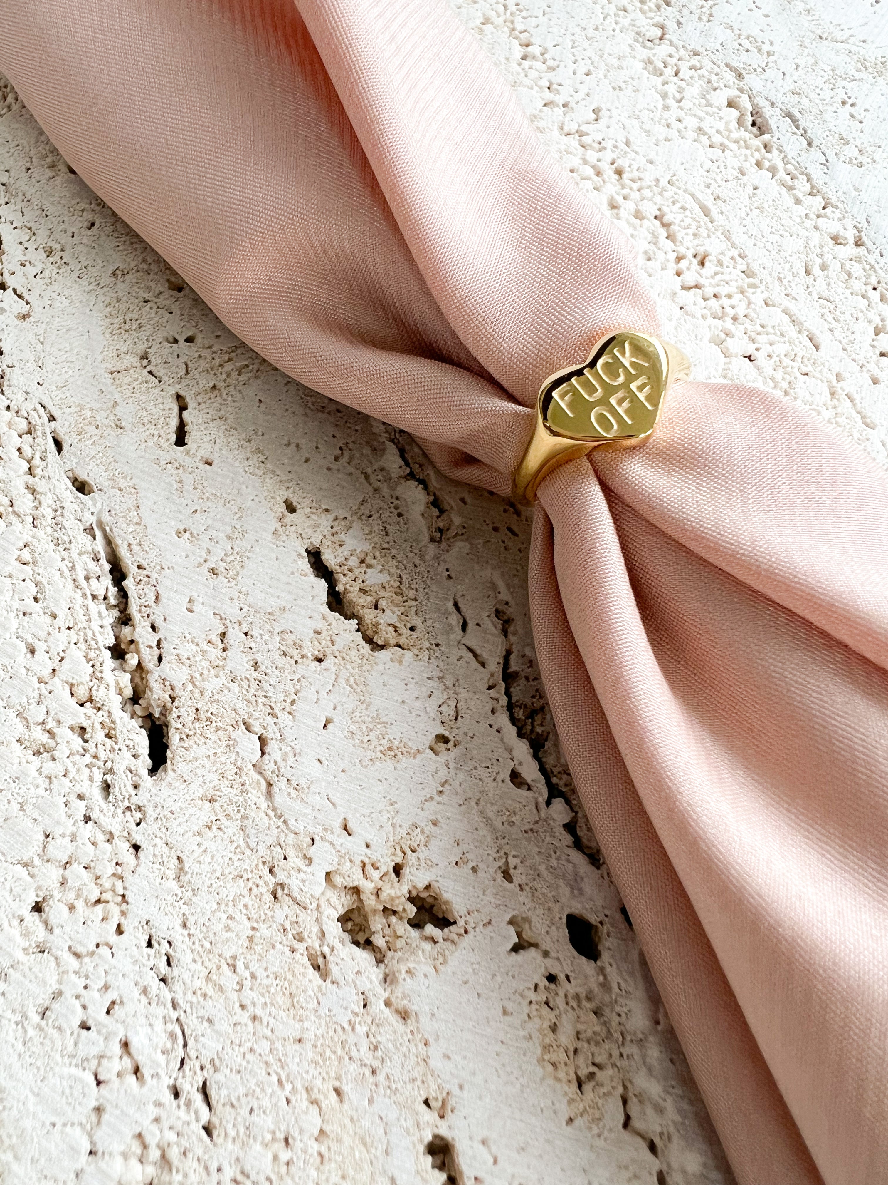 F*ck Off Heart Ring