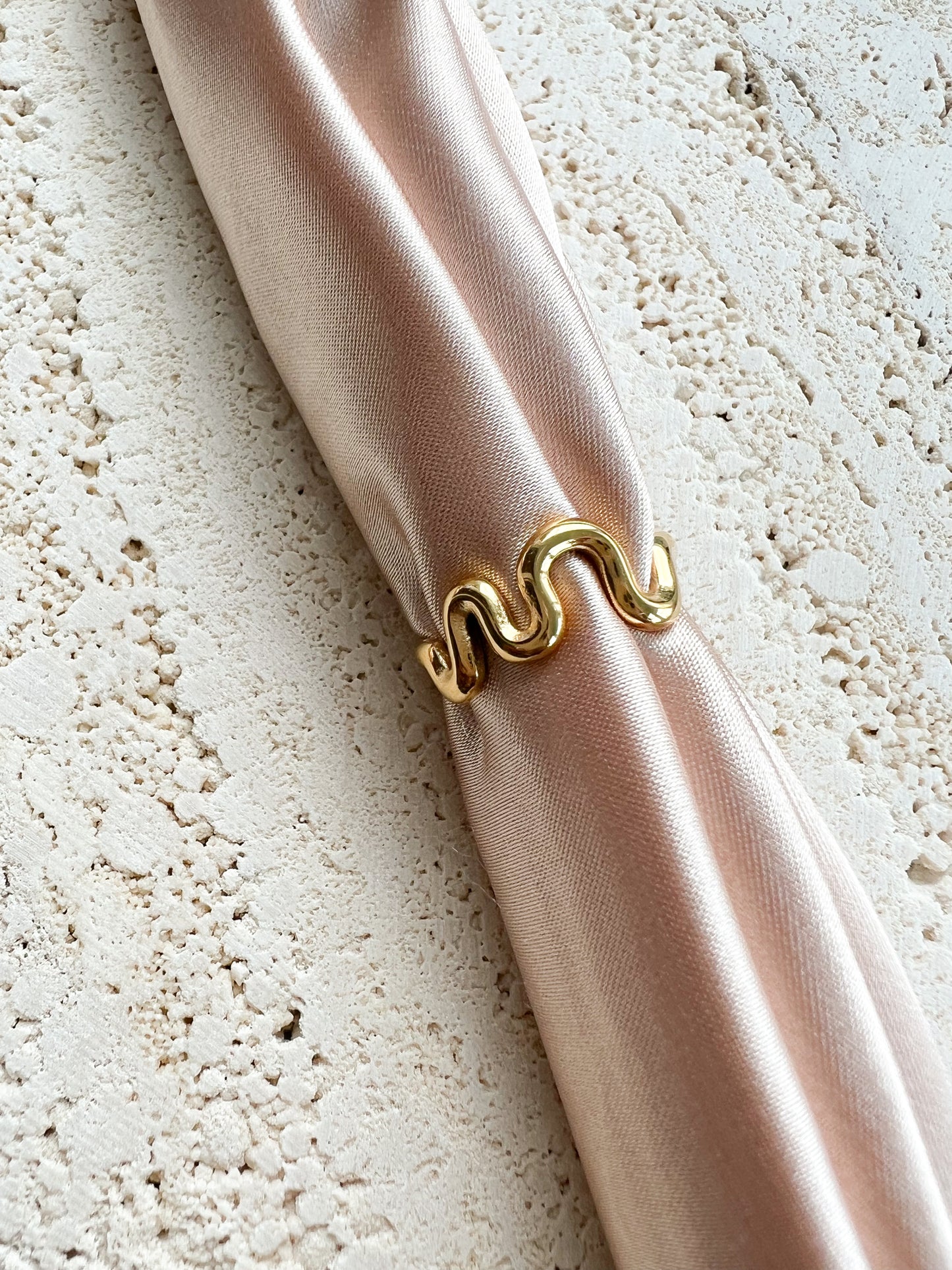 Squiggly Gold Ring
