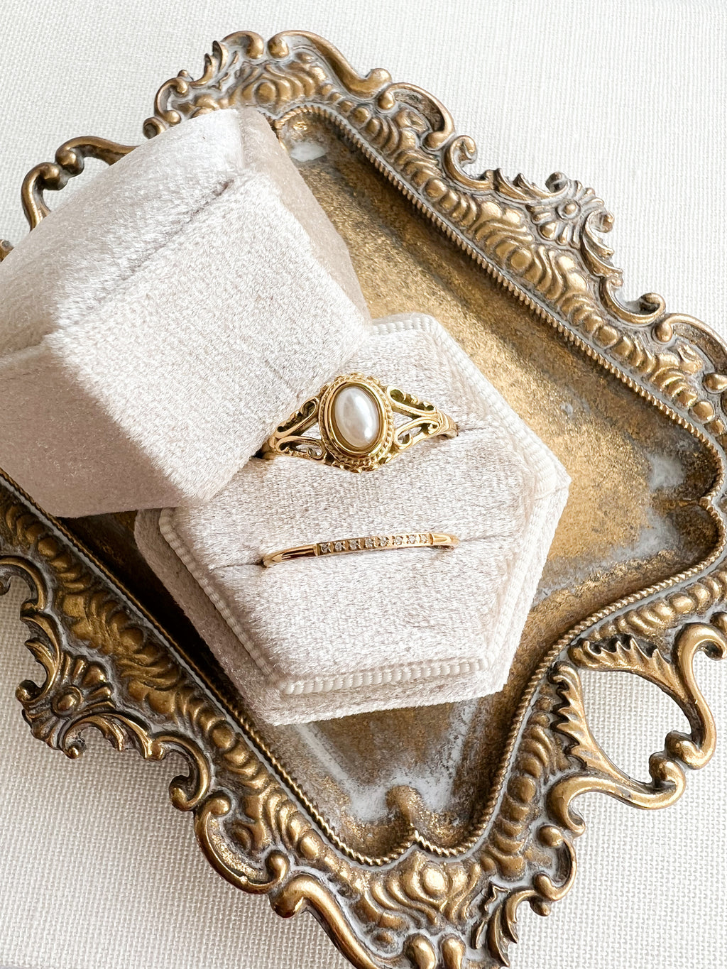 Pearl and Gold Ring