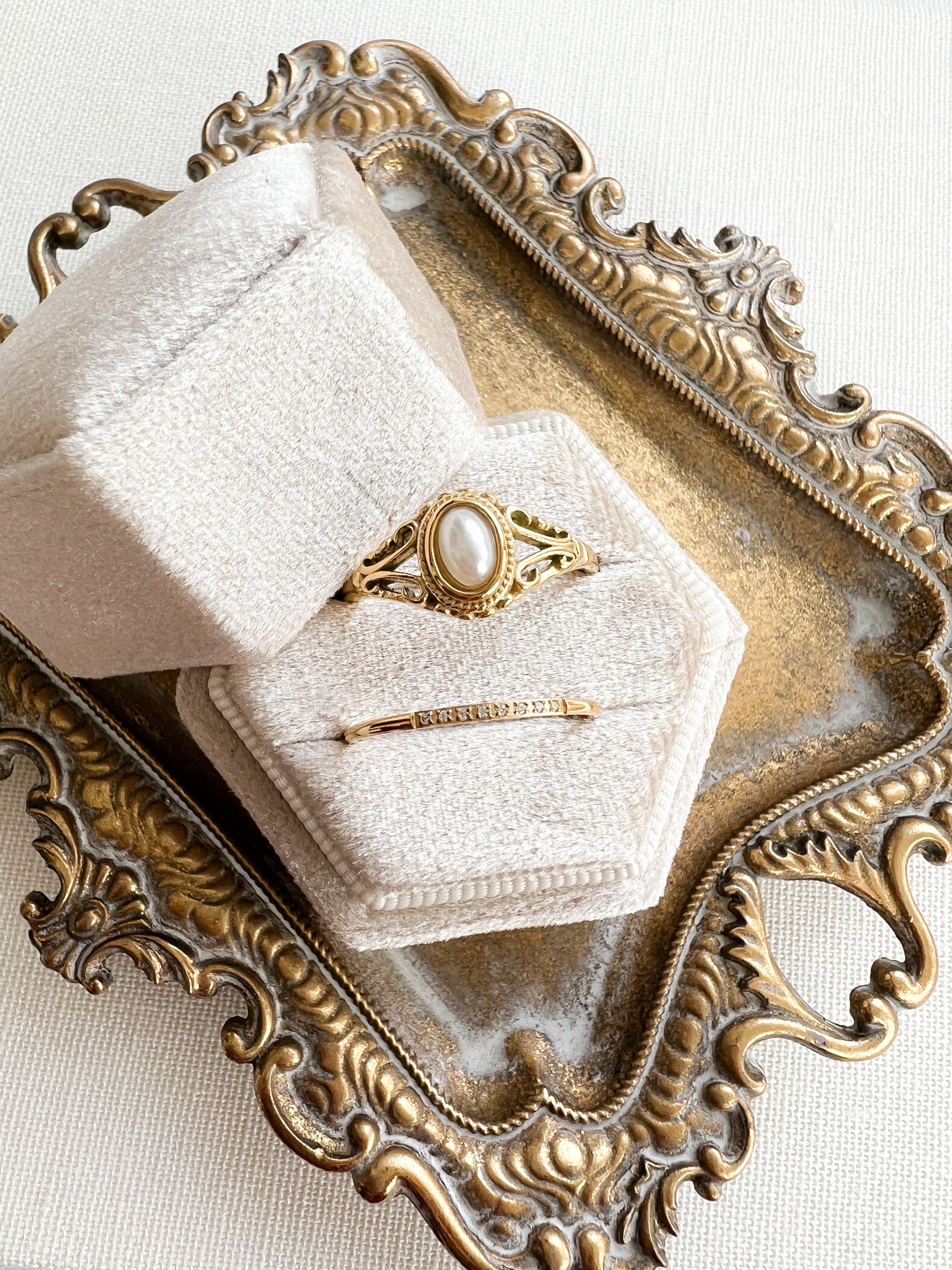 Pearl and Gold Ring